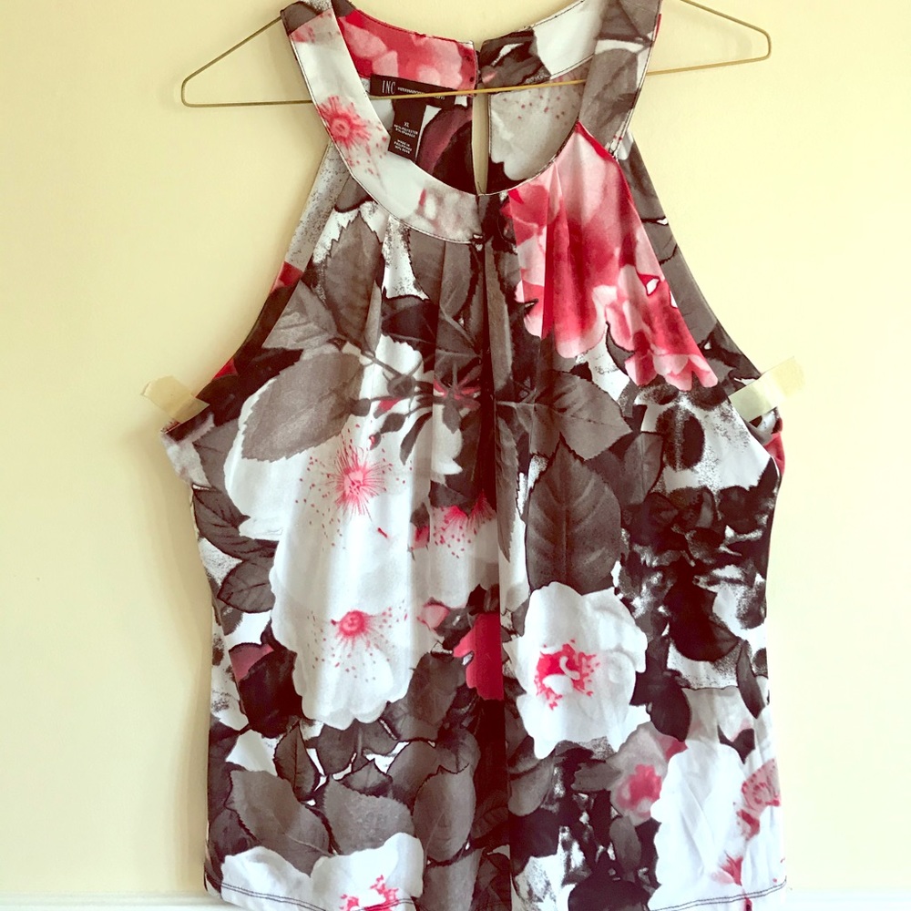INC Keyhole Halter Top